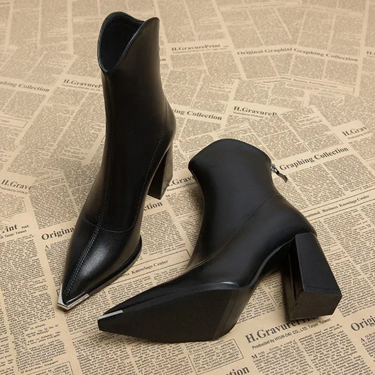 Wild&Vogue | Luxe Chrome Chelsea Boot