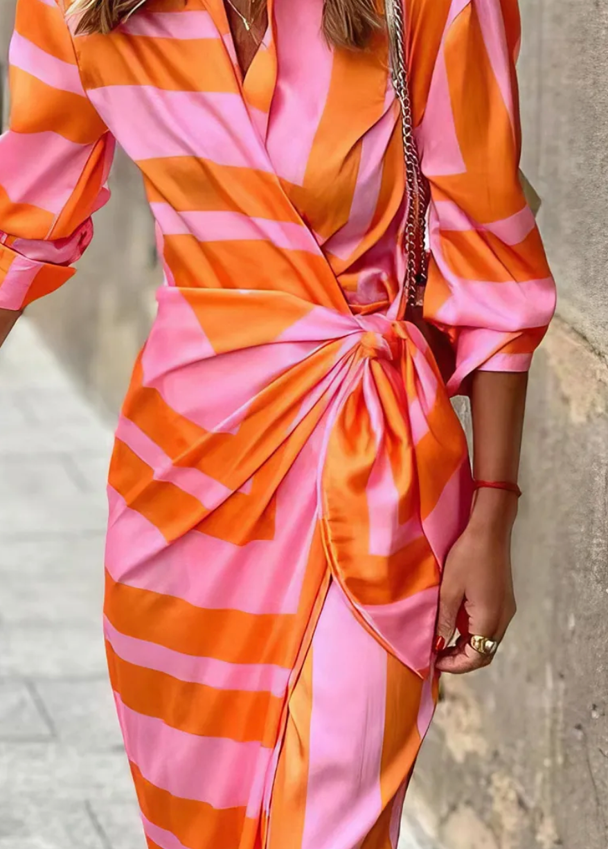 Wild&Vogue | Chic Print Wrap Dress