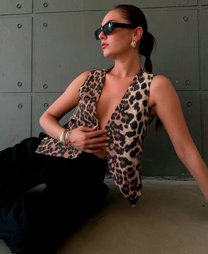 Wild&Vogue | Cheetah Pattern Vest